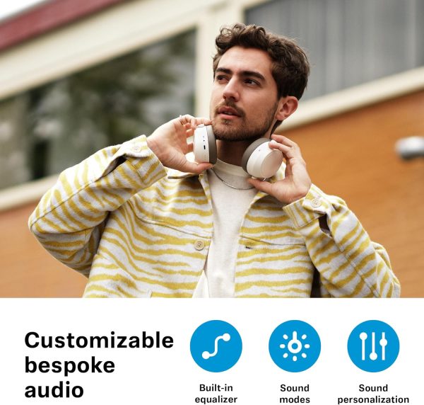 Sennheiser Consumer Audio Momentum 4 Wireless Headphones - Bluetooth Headset for Crystal-Clear Calls with Adaptive Noise Cancellation, 60h Battery Life, Lightweight Folding Design (Black/Copper) - Image 6